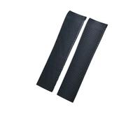 EMAIGlPO Cinturino in gomma adatto for Longines Hydroconquest L3 Conquest cinturino impermeabile for orologio(Black,19mm)