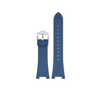 EMAIGlPO Cinturino in gomma e silicone adatto for Patek Philippe Nautilus 55711 5712 5726 5980, accessori for cinturini for orologi con interfaccia concava speciale 25 * 12mm(Royal blue)