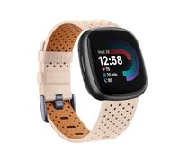 EMAIGlPO Cinturino in pelle adatto for Fitbit Versa 3/Versa 4 Sense/Sense 2Band(Pink,FOR FITBIT SENSE 2_SIZE S)