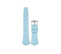 EMAIGlPO Cinturino in silicone adatto for Tissot PRX 35MM/40MM serie uomo donna cinturino in gomma di ricambio moda casual(Lightblue01,40mm-12mm)
