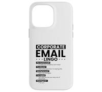 Email aziendale Lingo Ufficio Divertente Custodia per iPhone 14 Pro Max