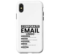 Email aziendale Lingo Ufficio Divertente Custodia per iPhone X/XS
