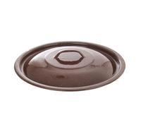 Emaillierter Wischeimerdeckel Braun BROWN 30 cm