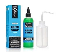 EMALLA 300 ml Tattoo Green Soap Ultra concentrato con 250 ml, set di bottiglie di lavaggio a pressione professionale, formula vegana per tatuaggi, pulizia della pelle delicata