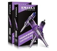 Emalla Confezione da 40 aghi Cartridge Round Liner Mixed 1003RL 1005RL 1007RL 1009RL Cartridges Set di aghi per penne a macchina…