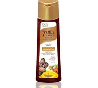 Emami 7 Oils in One Blends Black Seeds, olio per capelli - Damage Control Cumino nero da 200 ml, naturale, senza solfati, cura dei capelli, danni ai capelli, crescita lucida, con adesivo Kajal (200 ml