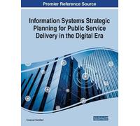 Emanuel Camille Information Systems Strategic Planning for Public Se (Tascabile)