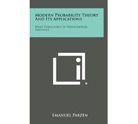 Emanuel Parzen Modern Probability Theory and Its Applications (Copertina rigida)