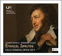 Emanuel Siprutini Siprutini: Cello Sonatas, Op. III & Op. V (CD) Album