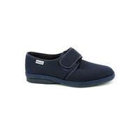 EMANUELA 5254 - Blu Pantofole Uomo in Tessuto con Strappo Lavabili in Lavatrice A 30 Gradi Blu 46