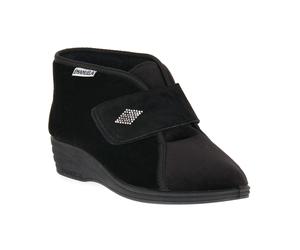 EMANUELA 536 NERO PANTOFOLA ciabatte Donna 37