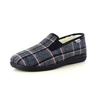 EMANUELA 584 Pantofola Uomo Scozzese Lana Bassa MARIGNAN 45