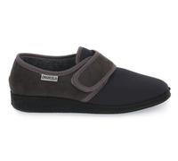 EMANUELA 603, Pantofola Imbottita elasticcizzata Comoda con Strappo (Grigio, 38, Sistema Taglie Calzature EU, Adulto, Numero, Media, 38)