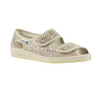 EMANUELA 667 Beige Cecile Scarpa Sandalo Donna Doppio Strappo Lavabili in Lavatrice A 30 Gradi Beige 40