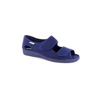EMANUELA 980 Pantofola Sandalo Uomo Strappo Blu 42
