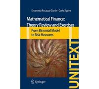 Emanuela Rosazza Gianin Carlo Sgarra Ro Mathematical Finance: Theory (Tascabile)
