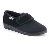 EMANUELA 655 NERO PANTOFOLE DONNA MADE IN ITALY ZEPPA 3 CM LAVABILI IN LAVATRICE