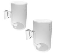 EMAQUIN Coppia di staffe da parete (2 pezzi) per altoparlanti Sonos Era 100 (include 2 pezzi, girevoli e inclinabili, metallo robusto, finitura in vernice resistente, facile da installare, compatibile