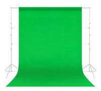 EMART 10 x 6,1 m sfondo verde per fotografia, schermo verde chromakey extra large con 4 morsetti, sfondo in mussola per zoom, streaming, giochi, video fotografico in studio, servizi fotografici