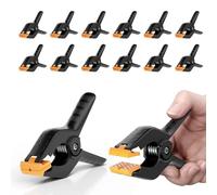 EMART 12 Pcs Morsetto a Molla da 11,4 cm per Sfondo Fotografico, Mussola di Fondo
