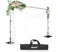 EMART 2,6x3 m Supporto per Fondale con Base Fotografico Regolabile