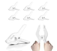 EMART Confezione da 6 morsetti a molla resistenti in mussola, 22,9 cm, in plastica, per studio fotografico, cabina fotografica, supporto per sfondi, carta, lavorazione del legno, artigianato, teloni