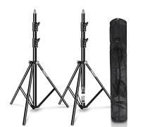 Emart Heavy Duty Light stand, 2,6 m, fotografia aerea imbottito supporto per foto video studio, sfondo, HTC vive, Softbox, riflettore, etc. (2 pezzi)