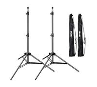 EMART Stativo Luci Leggero in Alluminio 210CM con Borsa per La Fotografia in Studio-2 Pezzi