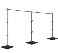 EMART Supporto per Sfondi con Base in Acciaio Pesante 2,1x6M