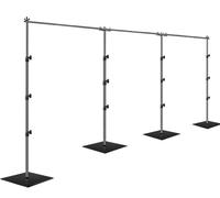 EMART Supporto per Sfondi con Base in Acciaio Pesante 2,6x9M