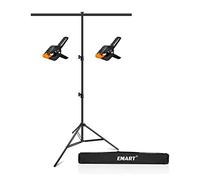 EMART Supporto per sfondo a forma di T, supporto regolabile per sfondo fotografico, schermo verde, supporto portatile per piccoli sfondi per fotografie, servizi fotografici, feste, zoom