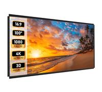 EMART Telo Proiettore di Proiezione per Esterni 100 Pollici 16:9 4K HD