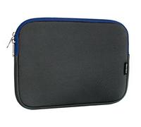 Emartbuy Grigio Scuro/Blu Custodia, Copertura, Neoprene Resistente all'Acqua con Interno e Chiusura Lampo Blu 11-12 Pollici Adatta per Dispositivi Selezionati Elencati di Seguito