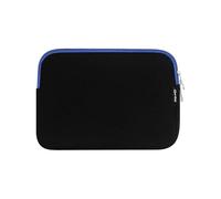 Emartbuy Mezzanotte Nero/Blu Custodia, Copertura, Neoprene Resistente all'Acqua con Interno e Chiusura Blu 10-11 Pollici Compatibile con Dispositivi Selezionati Elencati di Seguito