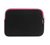 Emartbuy® Nero/Rosa Impermeabile Morbido Neoprene Custodia Sleeve Case Cover con Rosa Interno & Cerniera Lampo Adatta per Lenovo Yoga 510 2 in 1 Laptop 14 Pollice (13-14 Pollice Notebook)
