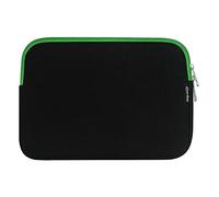 Emartbuy Nero/Verde Resistente all'Acqua Neoprene Custodia Sleeve Case Cover Morbida Zip Copertura del Manicotto 8 Pollici Adatto per Dispositivi Selezionati Elencati di Seguito