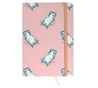 Emartbuy Quaderno Con Copertina Rigida Orso Polare Diario Taccuino Bloc Notes Diario Di Scrittura Foderato Formato A5 96 Fogli (192 Pagine) - Rosa