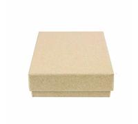 Emartbuy Set di 24 scatole di cartone marrone gioielli ciondolo gioielli, scatole anello, confezione regalo per anniversari, matrimoni, compleanni dimensioni - 9 cm x 9 cm x 3 cm