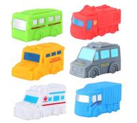 EMASDGEY Baby Bath Time Squirting Veicolo Set di 6 Piscina Spiaggia Vasca Da Bagno Giocattolo per Bambini Intrattenimento Bambino Bagno Auto Giocattolo Bambino Giocattolo Auto