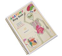 EMASDGEY Interactive Human Anatomy Busy Book accessorio per bambini che imparano a conoscere e multifunzione per bambini dai 6 agli 8 anni libro di anatomia umana