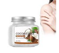 Emassence, scrub per il viso, scrub e sbiancamento, vegano e senza esperimenti sugli animali, e crema peeling viso per la pulizia profonda della pelle, lavaggio e cura del cocco