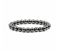 Ematite Energia Bracciale Alto Lucido Magnetico Moda Gioielli per Uomo