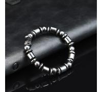 Ematite Energia Bracciale Alto Lucido Magnetico Moda Gioielli per Uomo