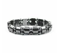 Ematite Energia Bracciale Alto Lucido Magnetico Moda Gioielli per Uomo