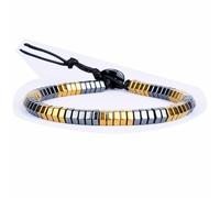 Ematite Energia Bracciale Alto Lucido Magnetico Moda Gioielli per Uomo