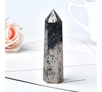 Ematite Naturale Punta di Cristallo Pietra Obelisco Pirite Bacchetta di Quarzo Bellissimo Ornamento for la Decorazione Domestica Piramide di Pietra,Ematite Naturale,60-70mm decorazione della stanza (