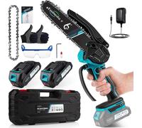 Embedo Mini motosega elettrica da 6 pollici con 2 batterie