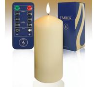 Ember ™ Candela A LED Flameless Tremolante Cappella Avorio Batteria Motorizzato