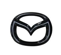 Emblem Adesivo per Mazda 3 Axela CX5 6 Atenza CX4, Decalcomanie Auto, Adesivi per Auto Logo Badge Decal Emblema Adesivo, Accessori per la Decorazione Distintivo dell'auto,B Black