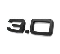 Emblema 3.0 in plastica con retro adesivo in schiuma (3.0 nero opaco)